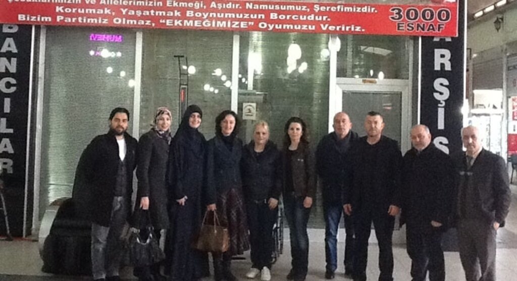 Emine Karaçuha Yılmaz’ın Yabancılar Pazarı ziyareti