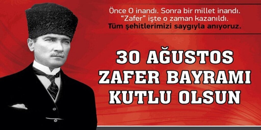 En güzel 30 ağustos mesajları
