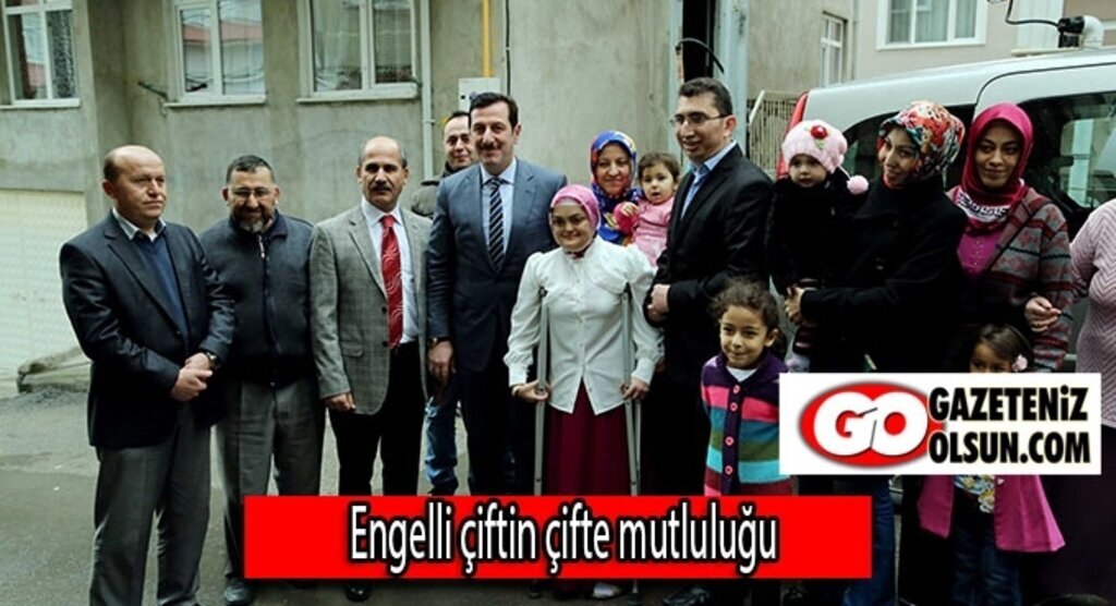 Engelli çiftin çifte mutluluğu