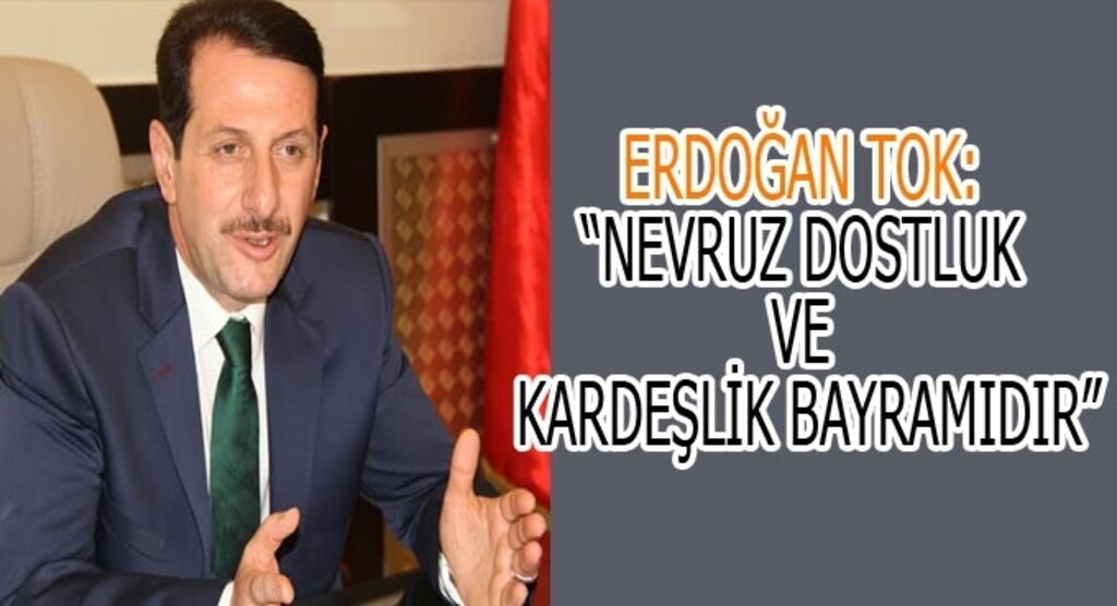 Erdoğan Tok: Nevruz dostluk ve kardeşlik bayramıdır