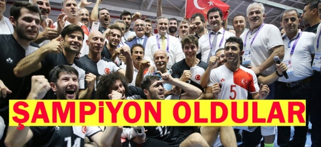 Erkek Milli Voleybol Takımı şampiyon oldu