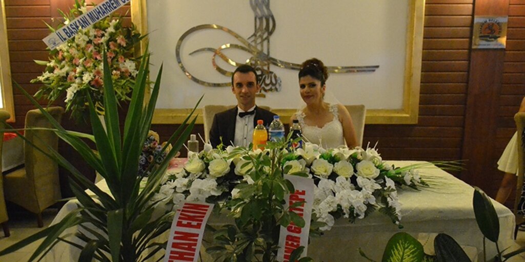 Ersin ve İsmihan çiftin mutlu günü