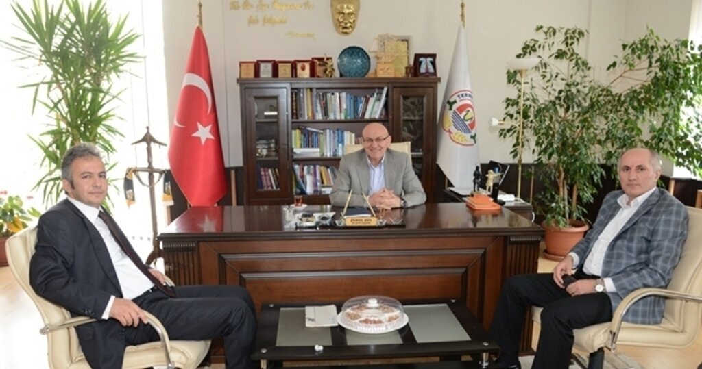 Eski Terme Kaymakamı Meral’den Başkan Kul’a Ziyaret