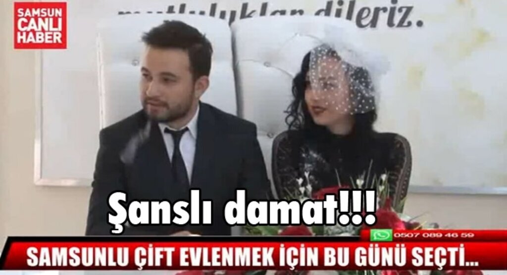 Evlenmek için 29 Şubat tarihini seçtiler