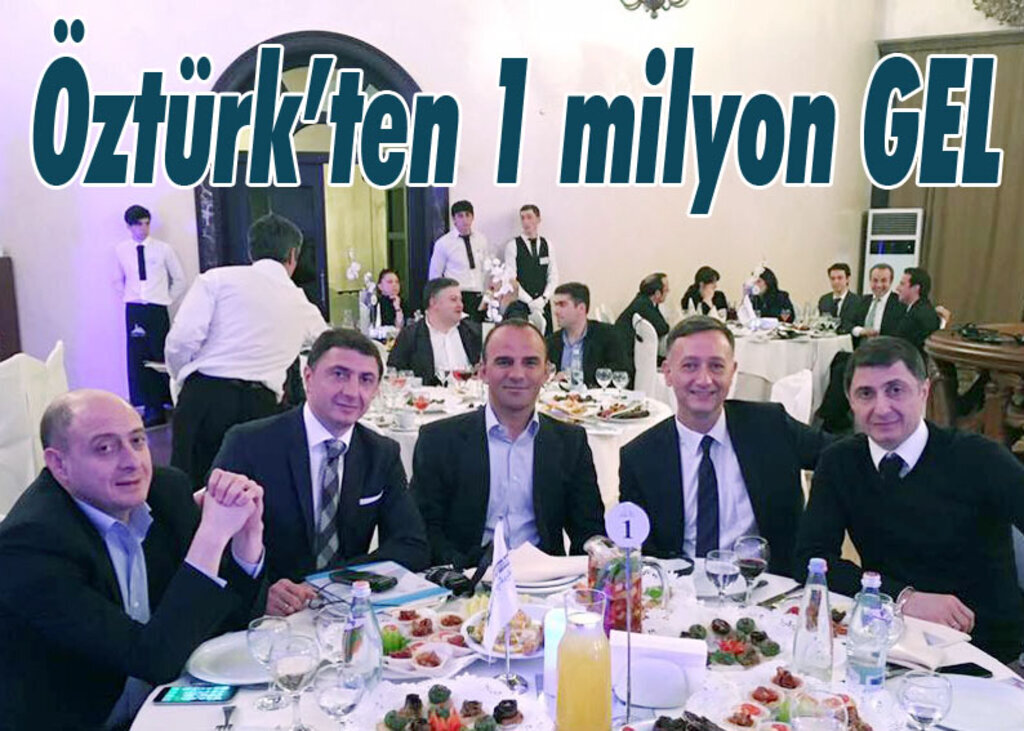 Galip Öztürk'ten Gürcistan Lösemili Çocuklar Vakfı’na yardım