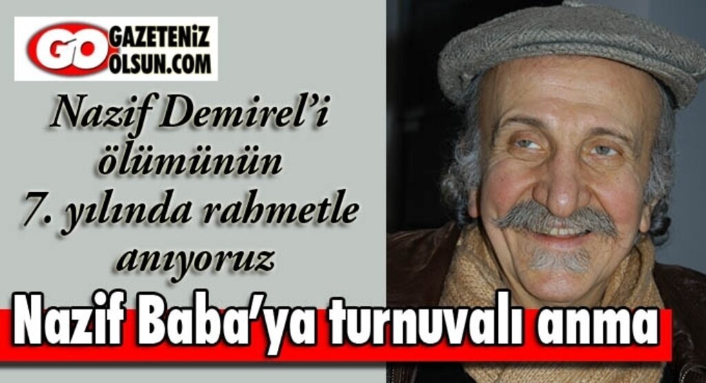 Gazeteci Nazif Demirel'e turnuvalı anma