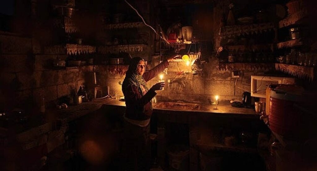 Gazze'de elektrik tükendi