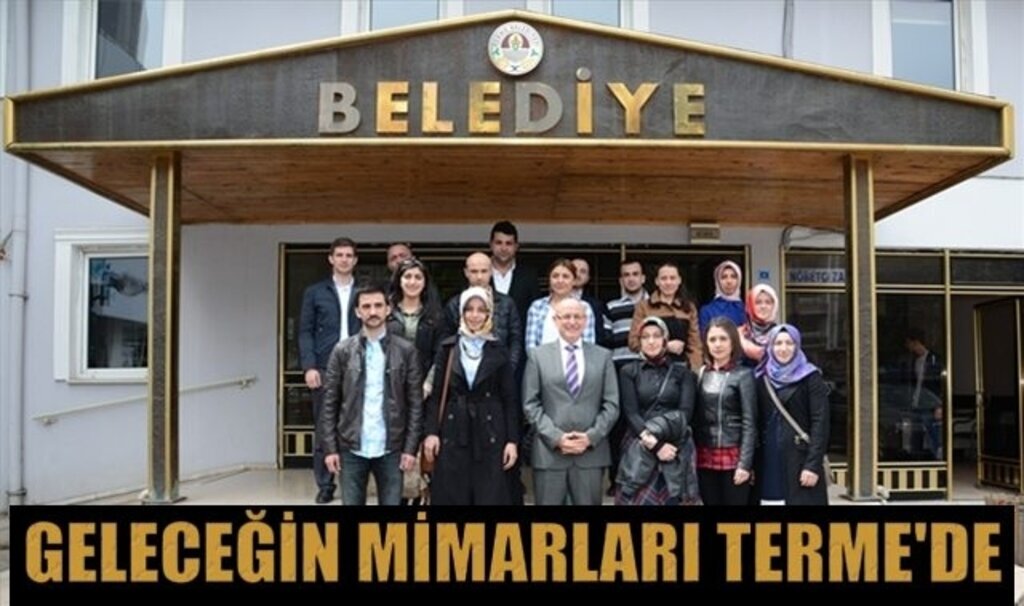 Geleceğin mimarları Terme'de