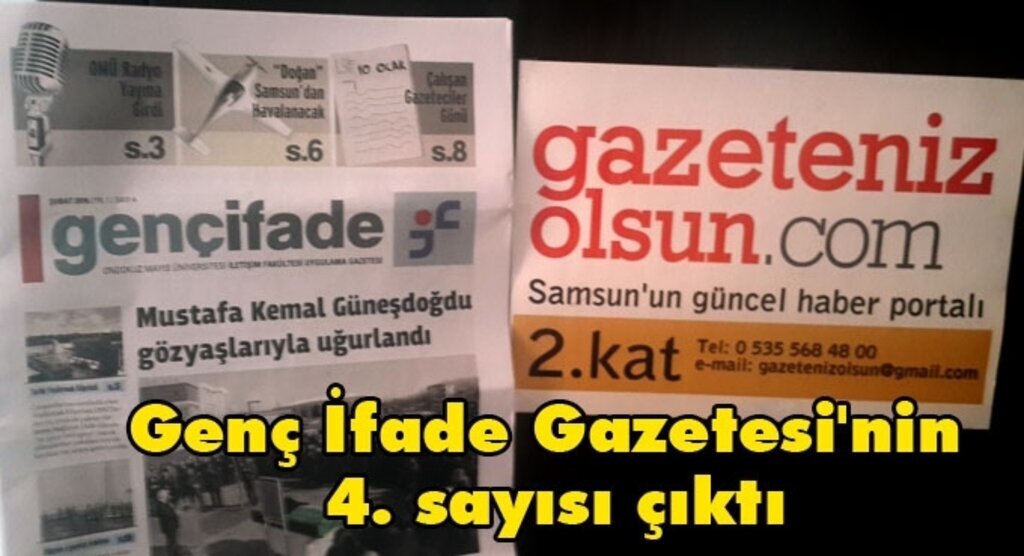 Genç İfade Gazetesi'nin 4. sayısı çıktı