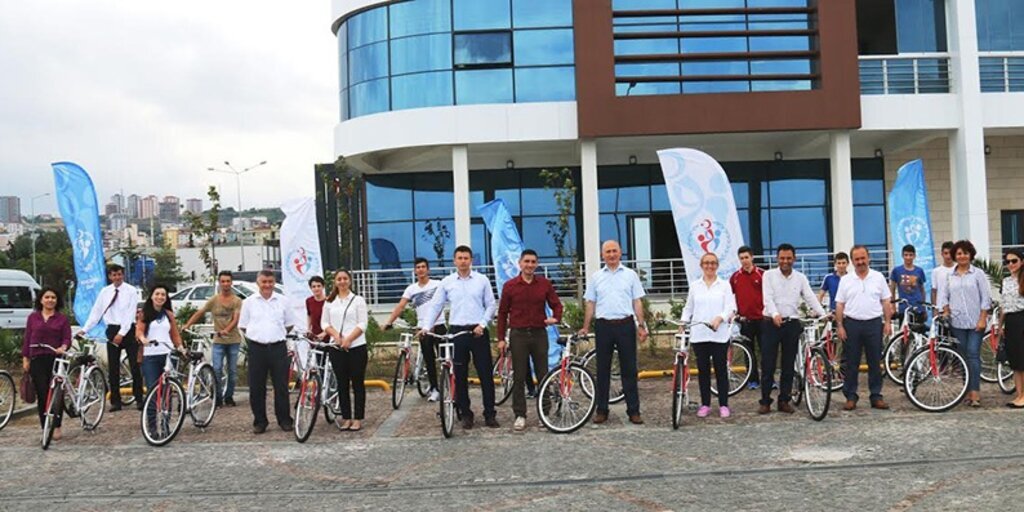 ‘Gençlik merkezi bisiklet teslim töreni’ yapıldı