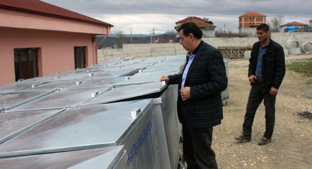 Gölcük'ten Havza'ya çöp konteynırı