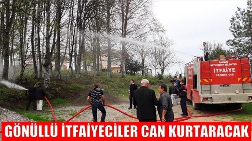 Gönüllü İtfaiyeciler Can Kurtaracak