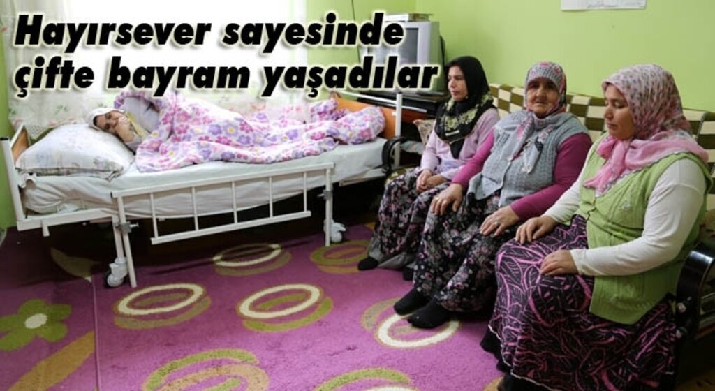 Görme engelli kardeşlerin çifte bayram sevinci