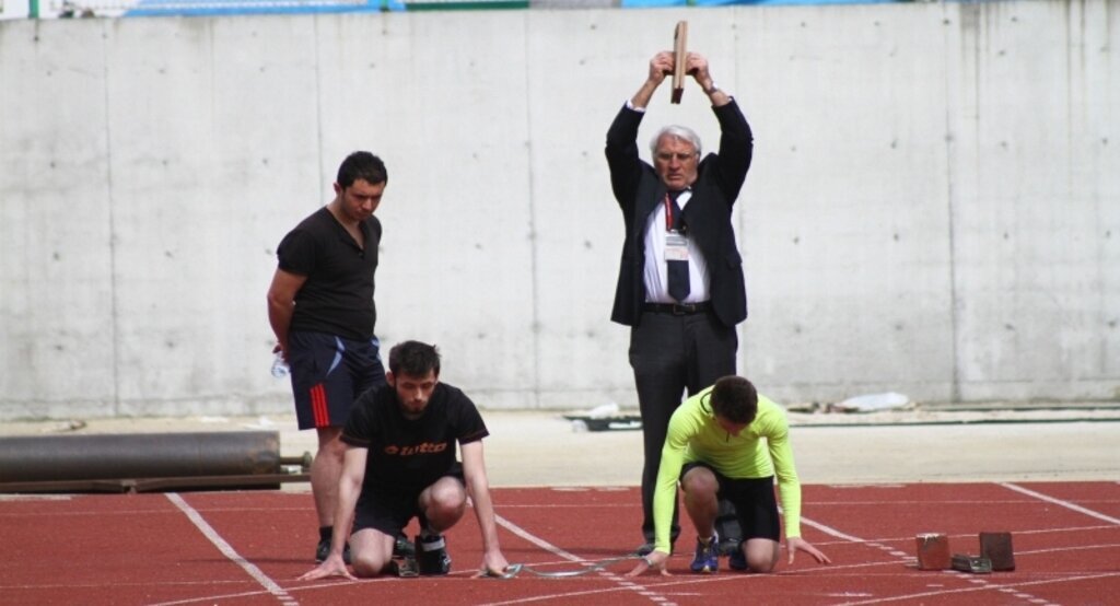 Görme Engelliler atletizm seçmeleri Çarşamba'da yapıldı