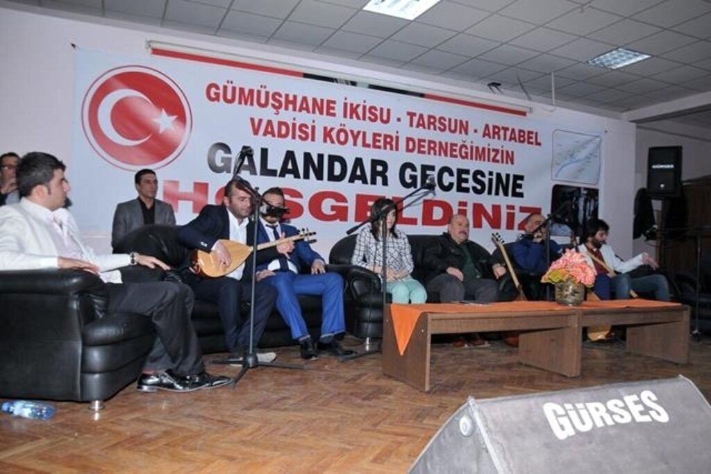 Gümüşhane'de 'Galandar Gecesi' düzenlendi