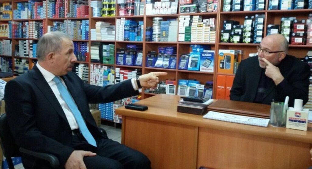 Hasan Talak'tan esnaf ziyareti