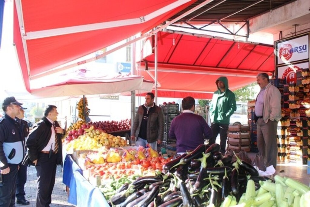 Havza Belediyesi Zabıta Ekipleri Pazarları Denetledi