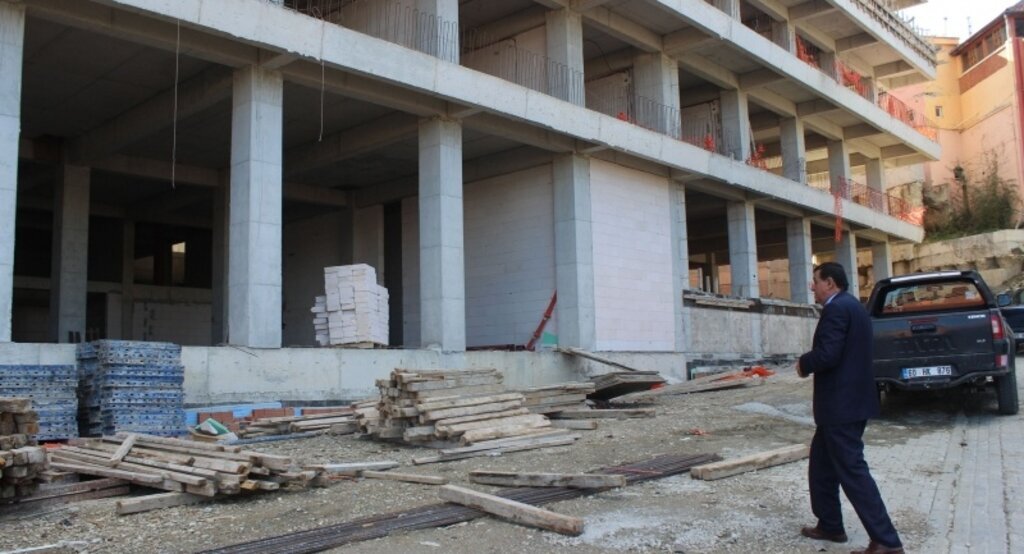 Havza Fizik Tedavi ve Rehabilitasyon Uygulama Eğitim Merkezi İnşaat çalışmaları