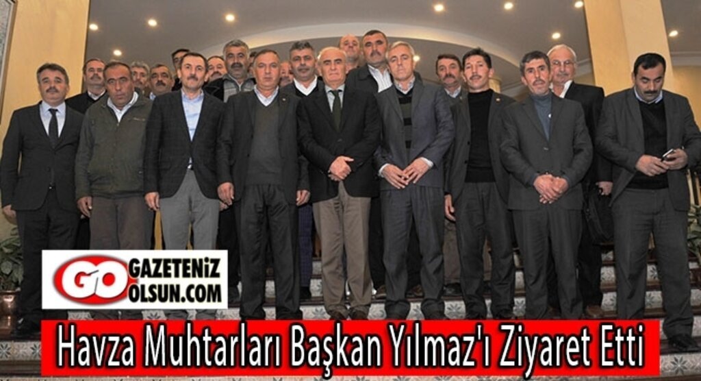 Havza Muhtarları Başkan Yılmaz'ı ziyaret etti
