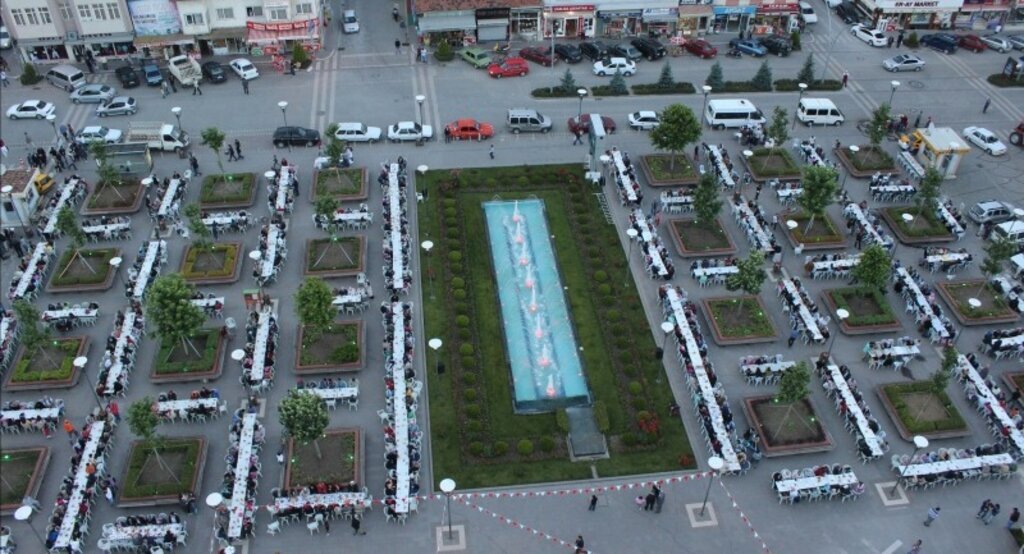 Havza'da 5 bin kişilik iftar