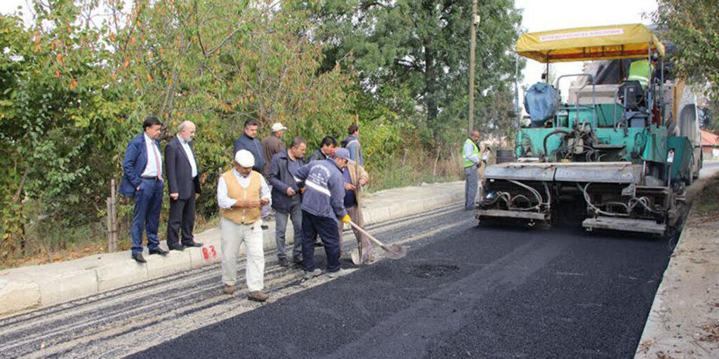 Havza'da asfalt çalışmaları başladı