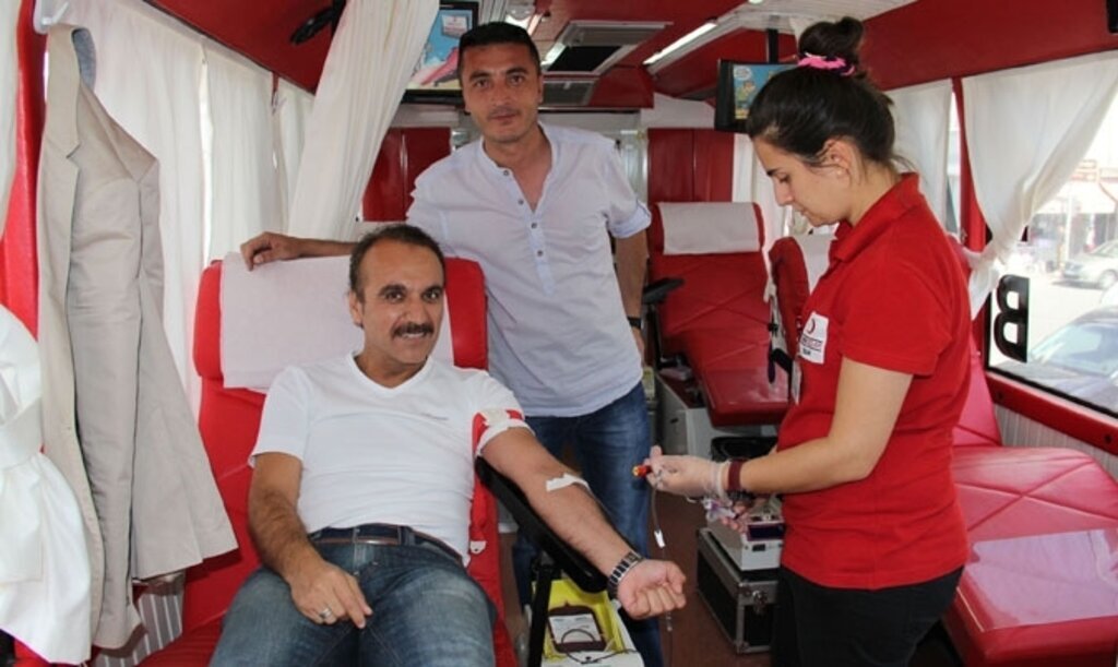 Havza'da kan bağışı kampanyası başlatıldı