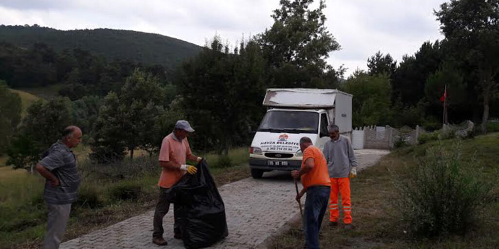 Havza'da temizlik çalışmaları başlandı