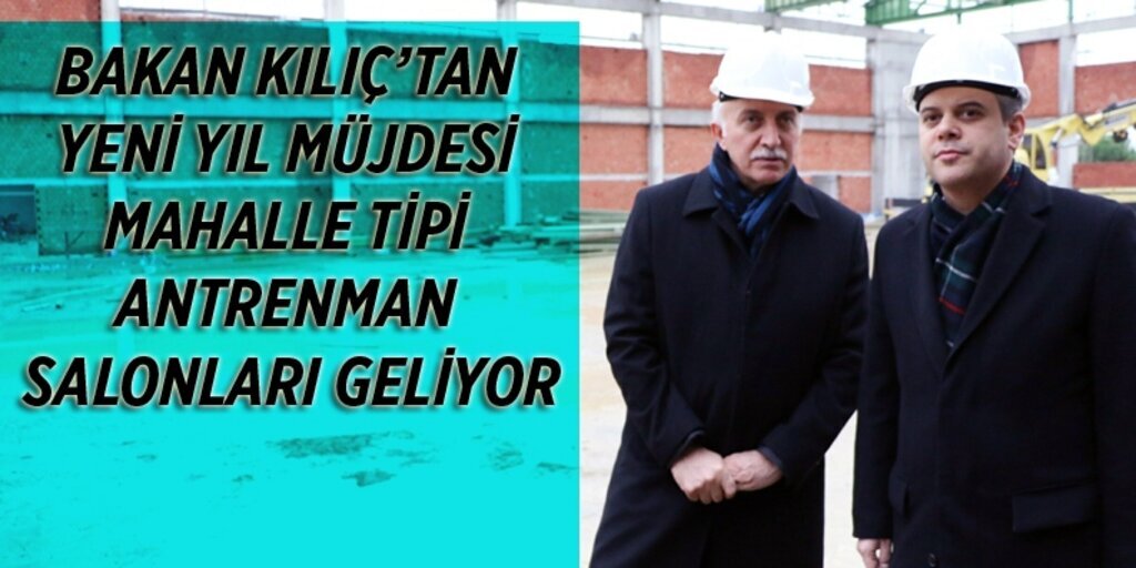 Her mahalleye antreman salonları yapılacak