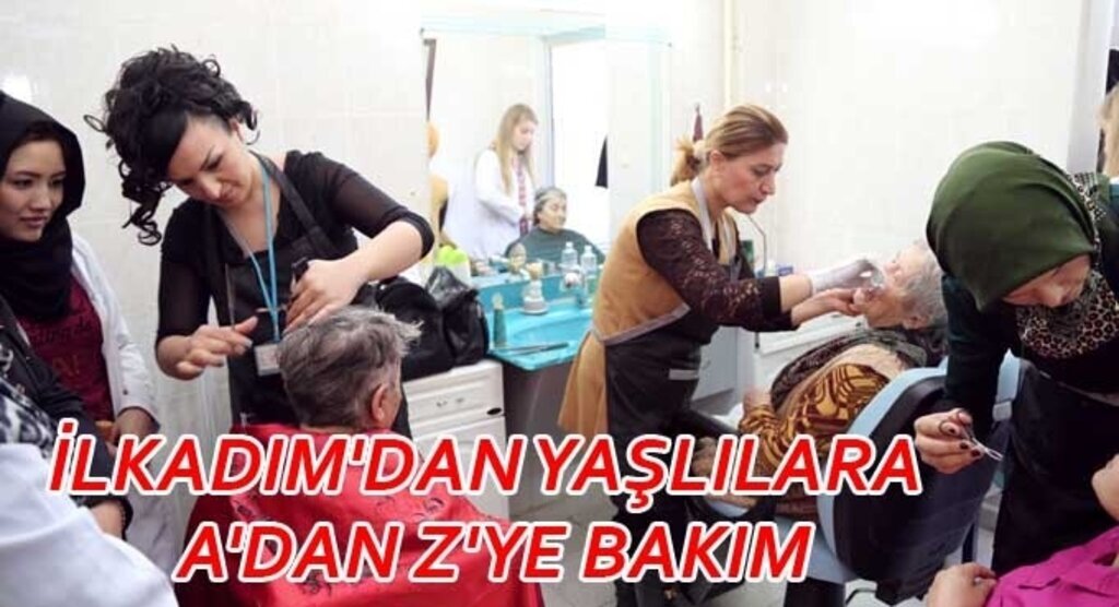 Huzurevinde yüzler yine güldü