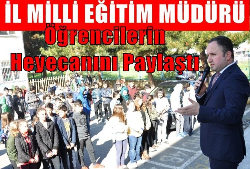 İl Milli Eğitim Müdürü Öğrencilere Başarı Diledi