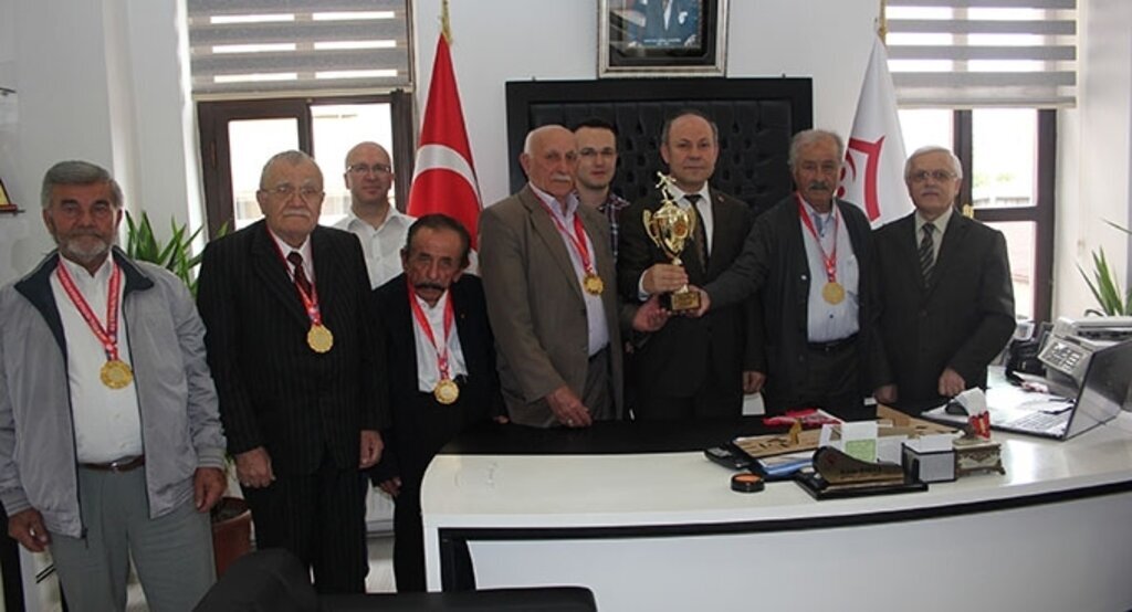 İl Müdürü Balcı, Türkiye üçüncülerini kabul etti