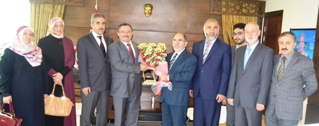 İlçe Müftüsü Personeliyle İlkadım Kaymakamlığının Konuğu Oldu