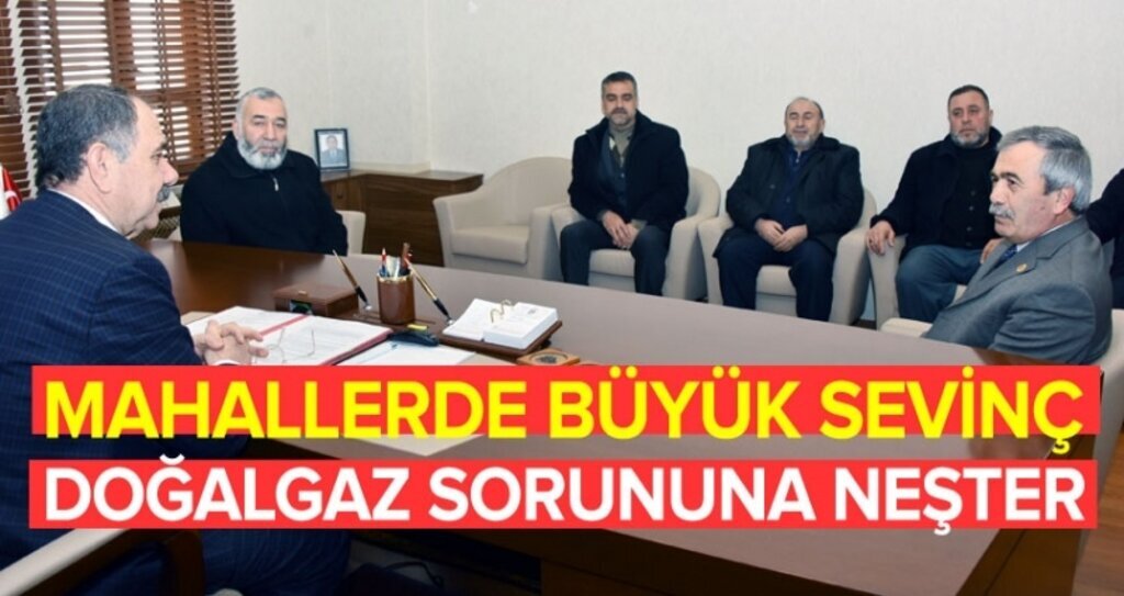 İlkadım Anadolu Mahallesi'nde doğalgaz sevinci