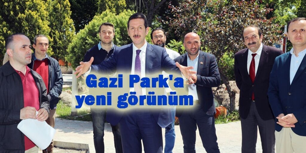 İlkadım Belediyesi Gazi Parkı güzelleştiriyor