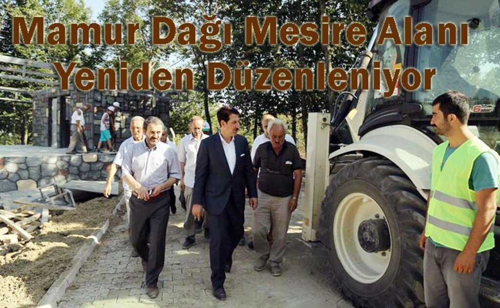 İlkadım Belediyesi'nden Mamur Dağı Mesire Alanına özel çalışma