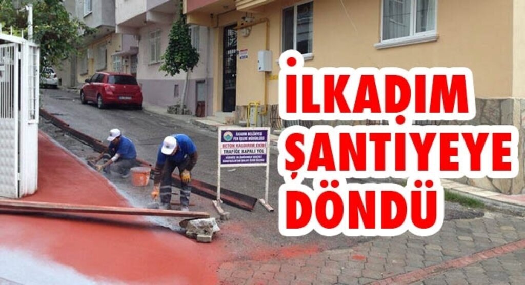 İlkadım Belediyesi'nin ekipleri gece gündüz demeden çalışıyor