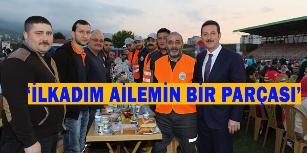 İlkadım Derebahçe Stadyumda Personelle Dev İftar