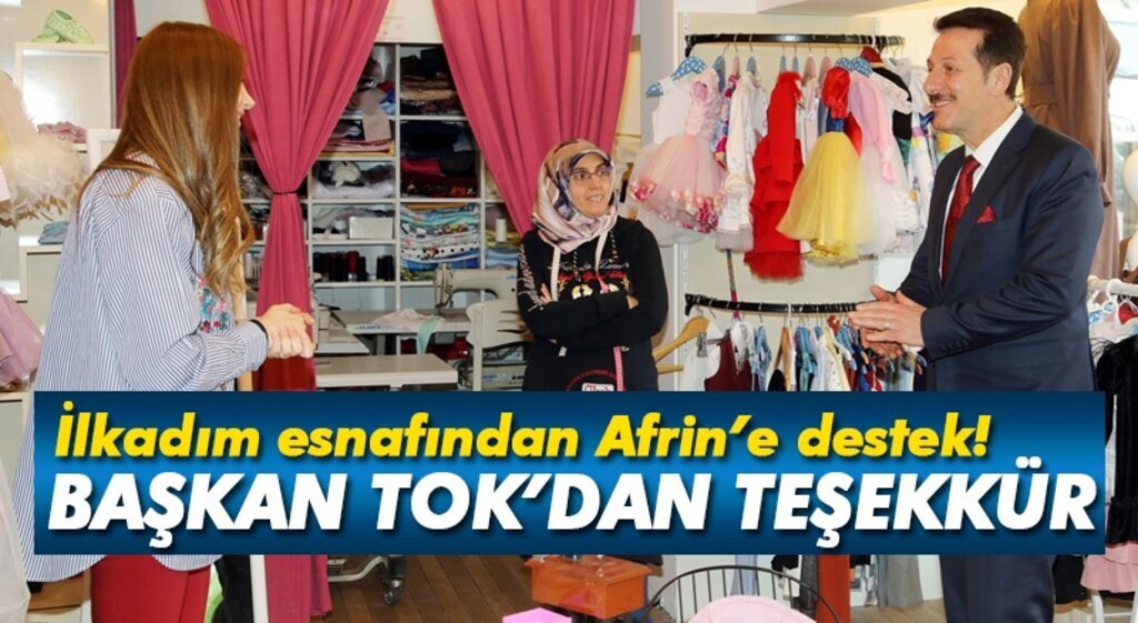 İlkadım esnafından Afrin'e destek