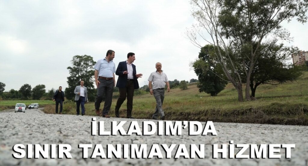 İlkadım Güzeldere’ye 1800 ton asfalt