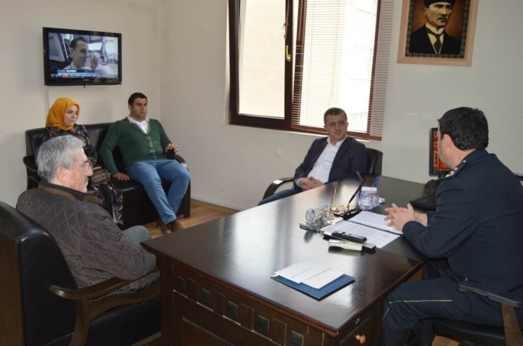 İlkadım ilçe başkanı varol ilkadım emniyet müdürlüğüne ziyaret