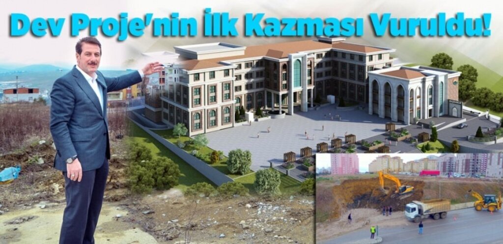 İlkadım Yeni Belediye Hizmet Binası'nın Startı Verildi