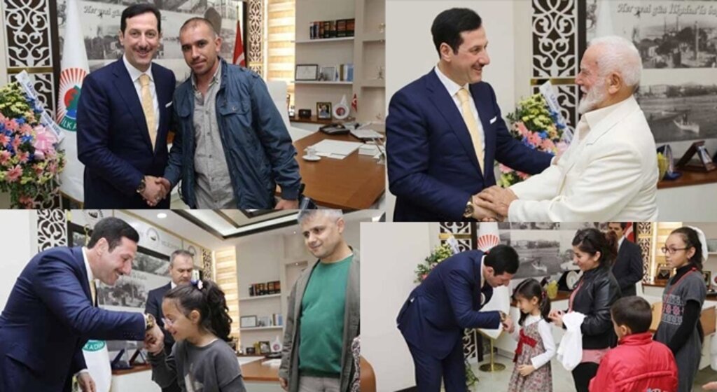 İlkadım'da bayramlaşma coşkusu