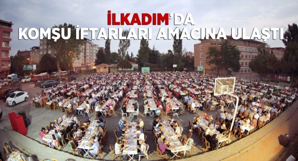 İlkadım'da komşu iftarları amacına ulaştı