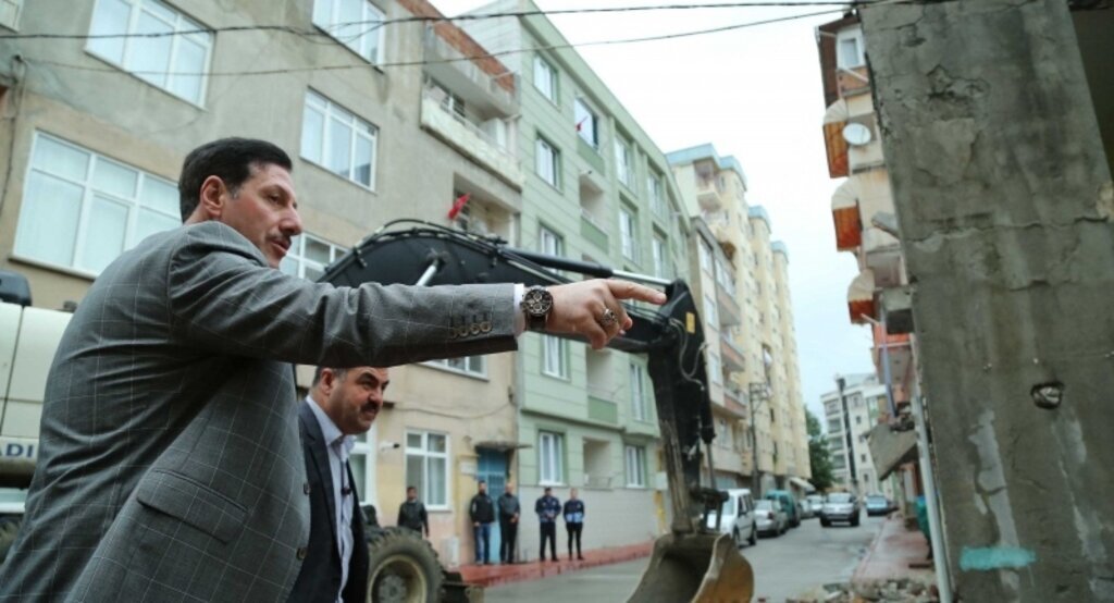 İlkadım'da metruk yapılar ortadan kaldırılıyor