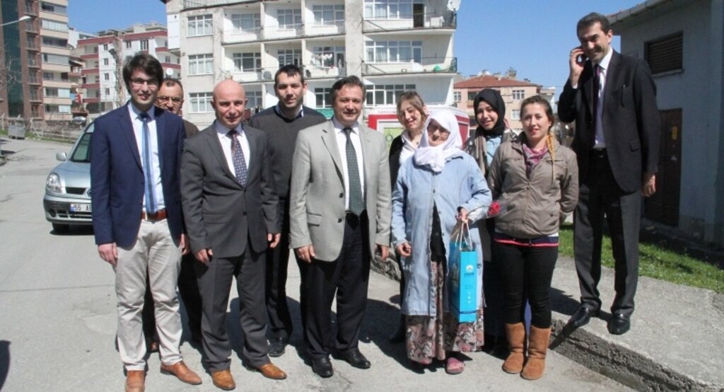 İlkadım'da mutlu eden ziyaret