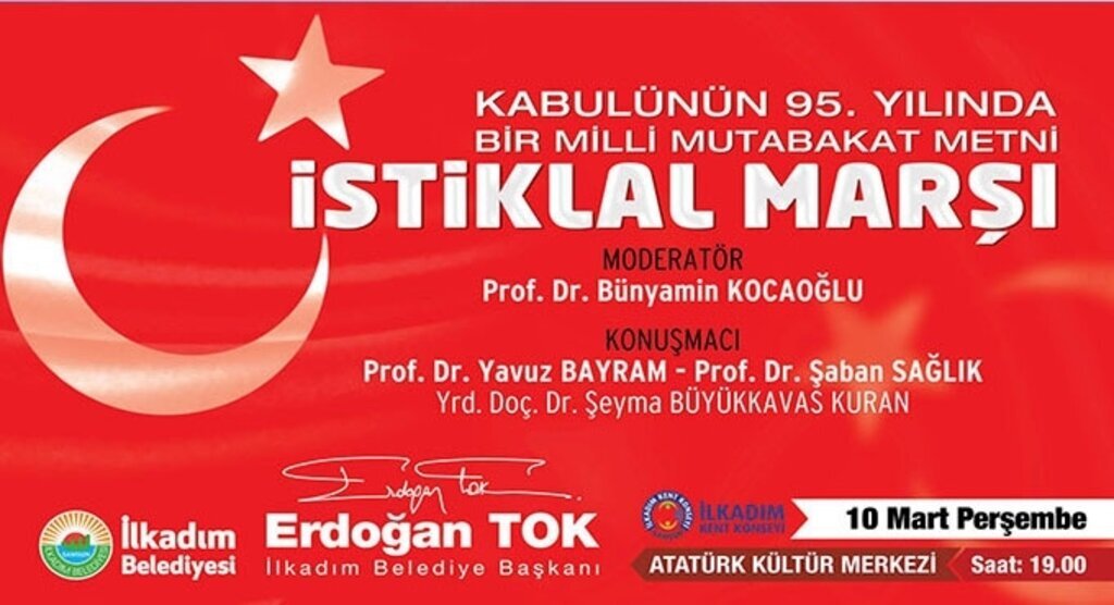 İlkadım'dan İstiklal Marşı'nın kabulüne özel program