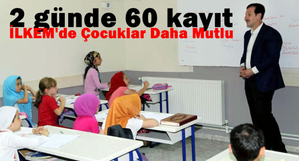 İLKEM'de çocuklar eğlenerek öğreniyor