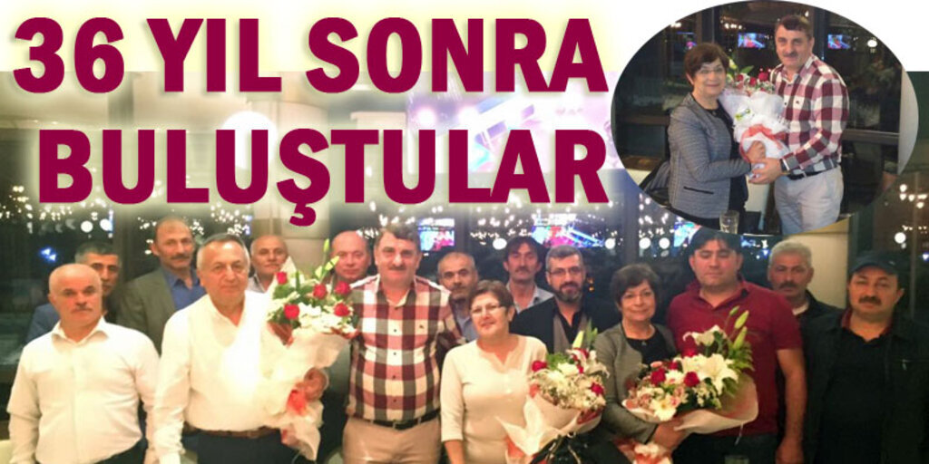 Irmaksırtı Okulu mezunları yıllar sonra buluştu