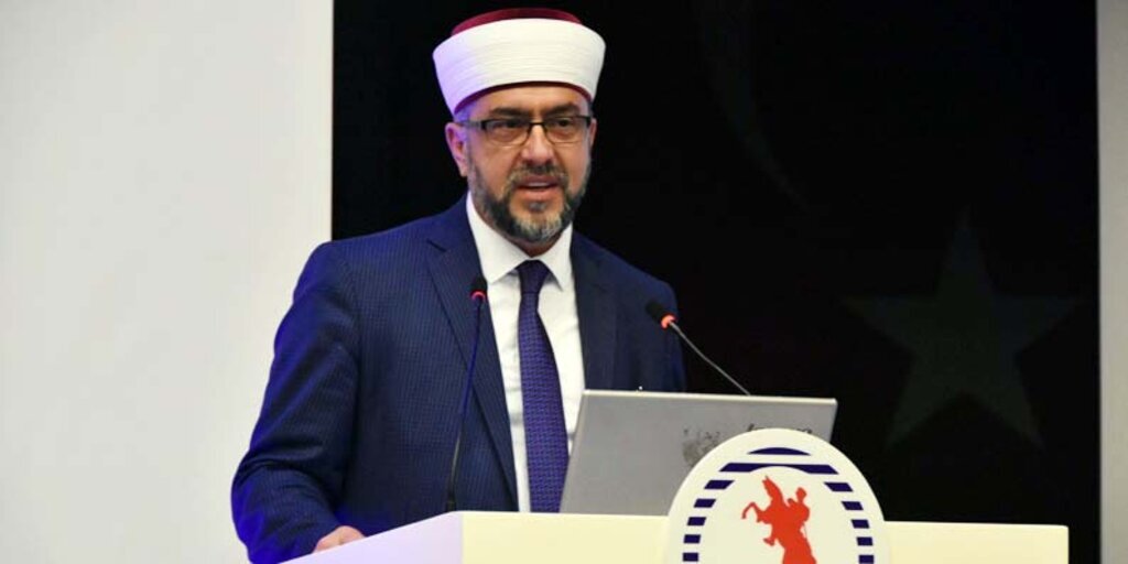 İskeçe müftüsü Ahmet Mete OMÜ'de konferans verdi