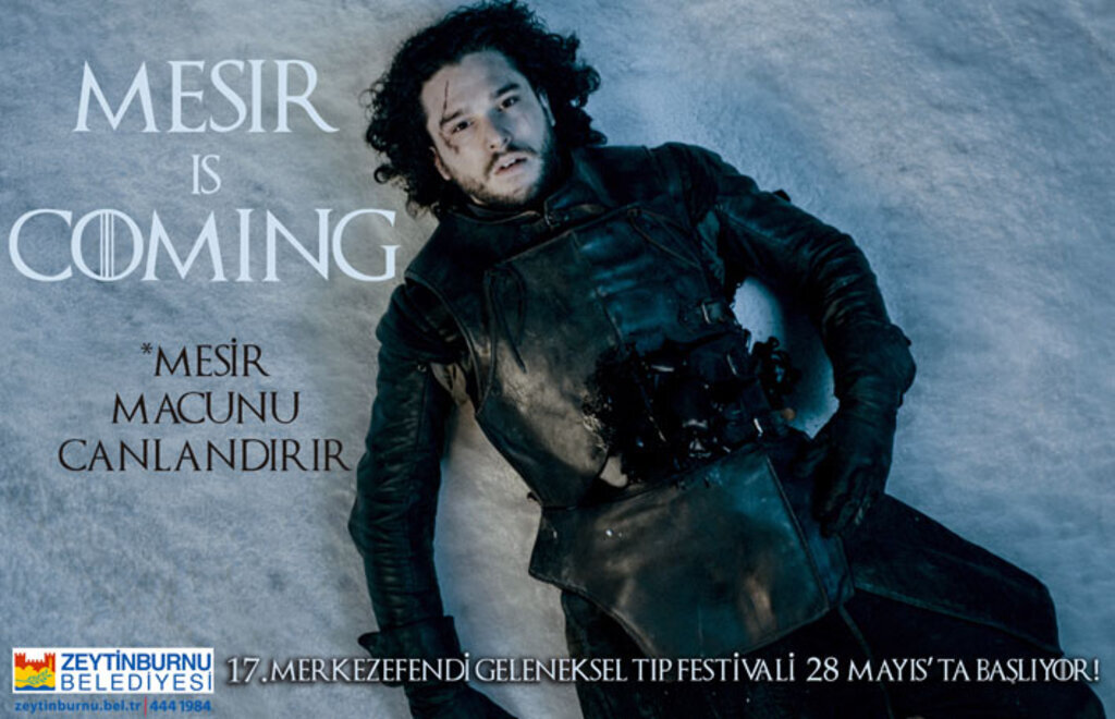Jon Snow'u mesir macunu canlandırdı!